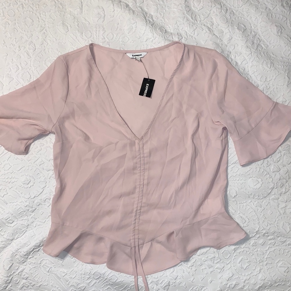 Pink blouse from Express